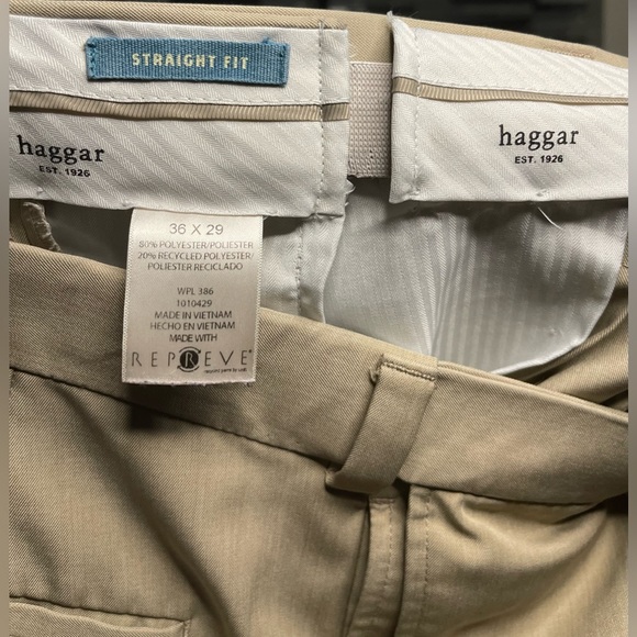 Mens Haggar Dress Slacks, Size 36 - Picture 3 of 3